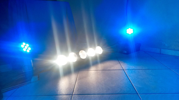 Iluminação utilizada nos 15 anos da Hellen